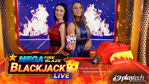 Mega Fire Blaze Blackjack Live from Playtech